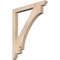 Ekena Millwork Imperial Slat Smooth Bracket, Douglas Fir, 3 1/2"W x 36"D x 44"H BKT04X36X44IMP06SDF - alternate 1